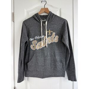 Touch by Alyssa Milano New Orleans Saints NFL Zip Up Hoodie Jacket Women's M
